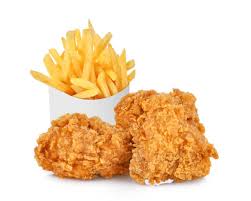 Chicken & chips 1pce