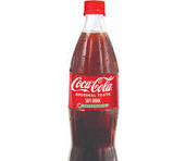 Coke 500ml glass bottle